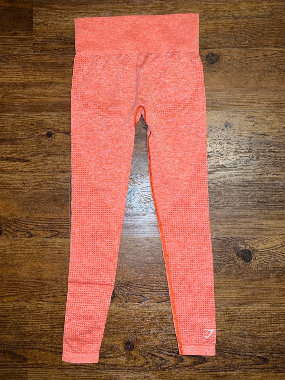 Gymshark Coral Orange Seamless Vital High-Waist Activewear Leggings Size XS/S - Picture 8 of 12